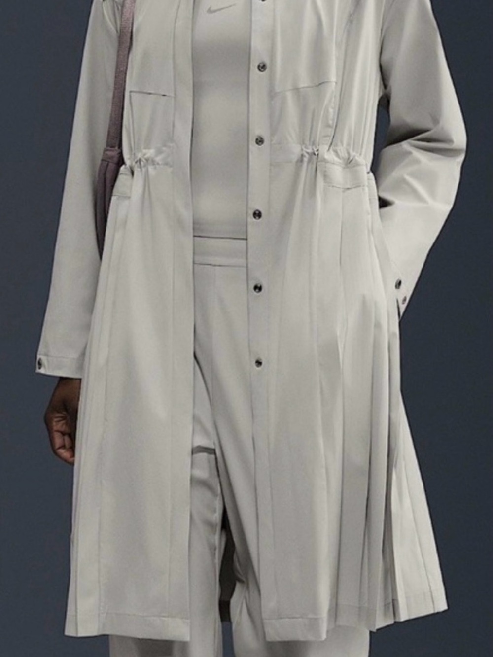 Nike 24.7 PerfectStretch Women's Dri-FIT Oversized Trench Coat Dri-FIT Trench